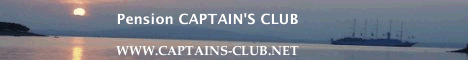 Pension Captain's Club - Insel Rab - Direkt am Meer!