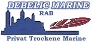 Trockene Marine Insel Rab!